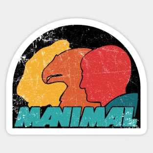 Manimal v2 Sticker